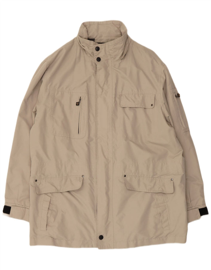 Roadsign Australia Mens Utility Jacket UK 44 2XL Beige Polyester