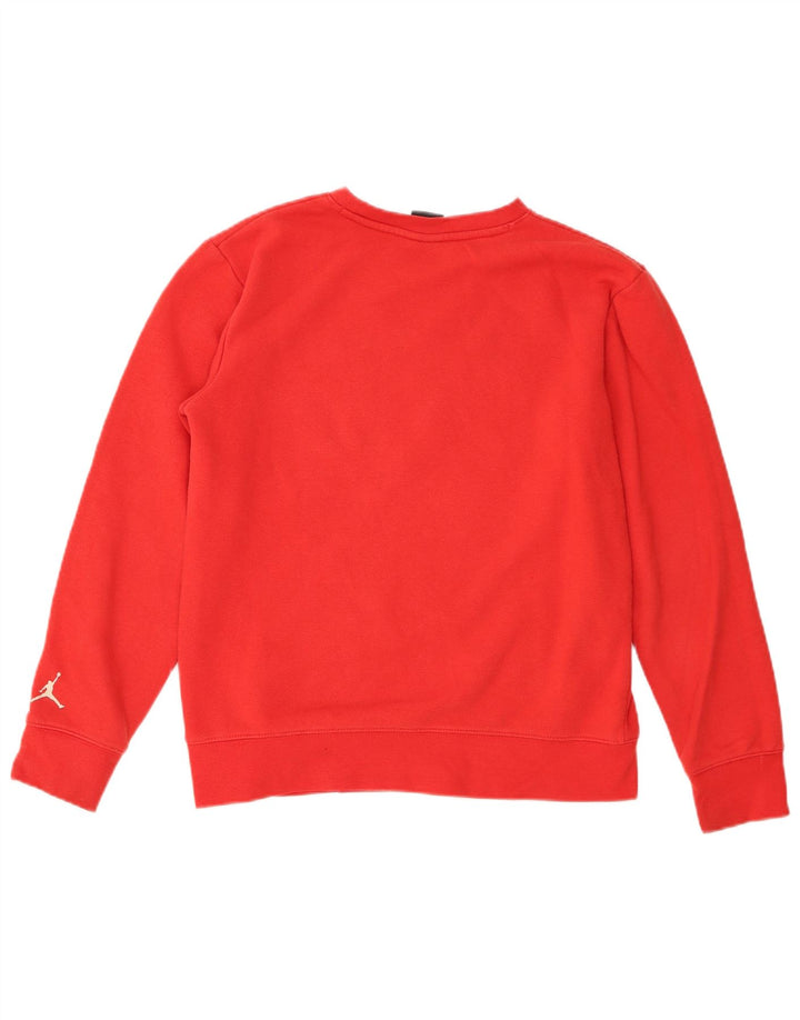 Jordan Boys Graphic Sweatshirt Jumper 13-14 Years XL Red
