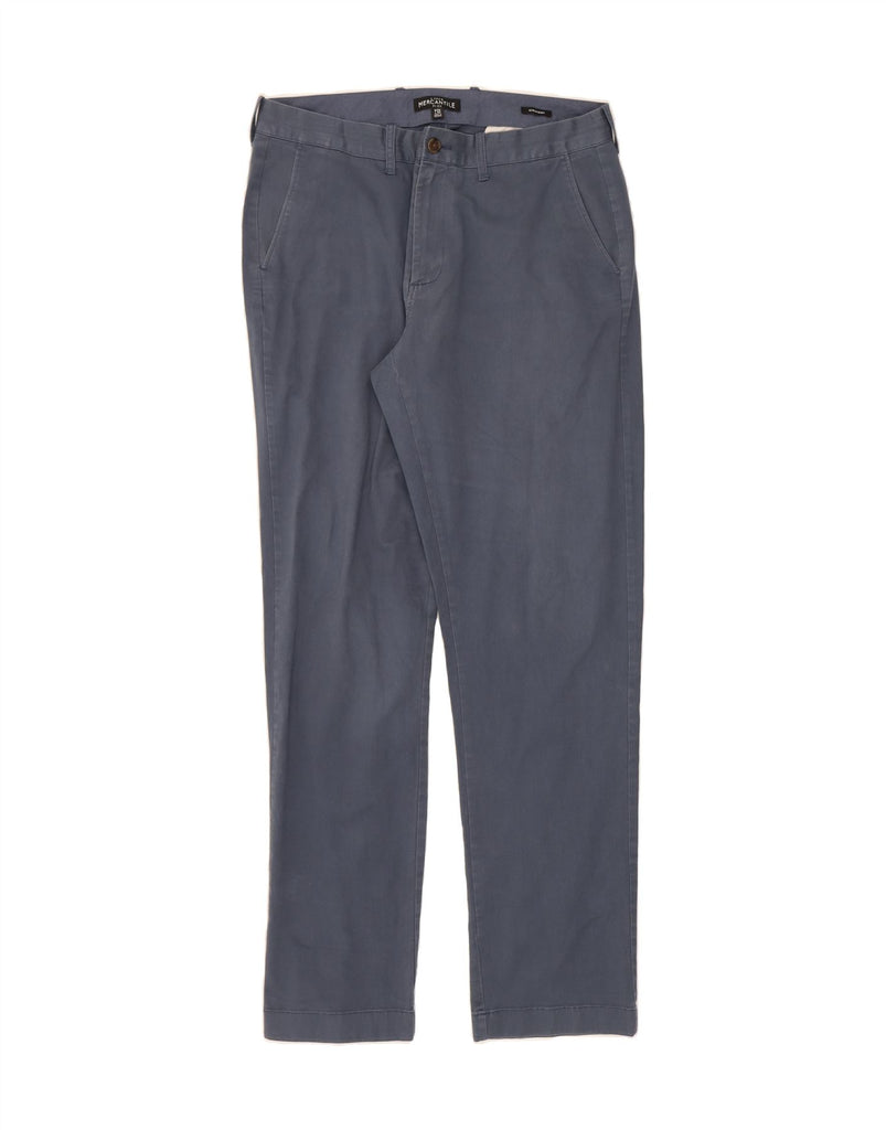 J. CREW Mens Mercantile Flex Straight Chino Trousers W34 L34 Navy Blue Vintage J. Crew and Second-Hand J. Crew from Messina Hembry 
