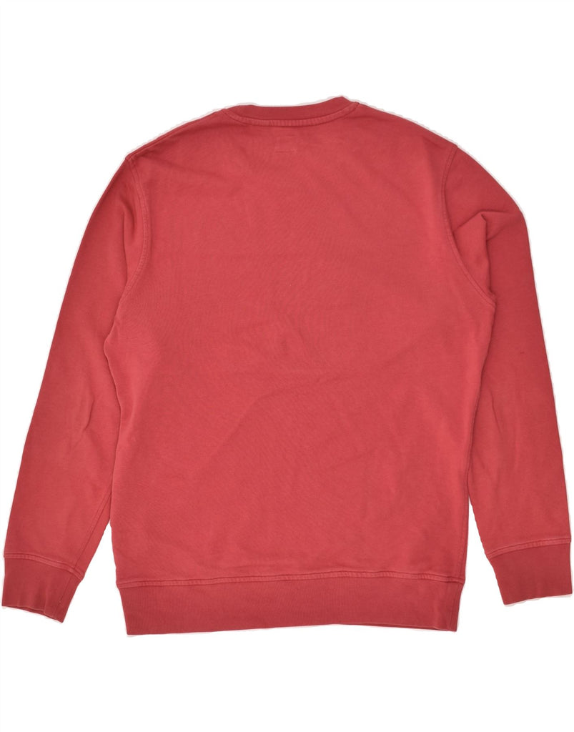 LEVI'S Mens Graphic Sweatshirt Jumper Medium Red Colourblock Cotton | Vintage Levi's | Thrift | Second-Hand Levi's | Used Clothing | Messina Hembry 