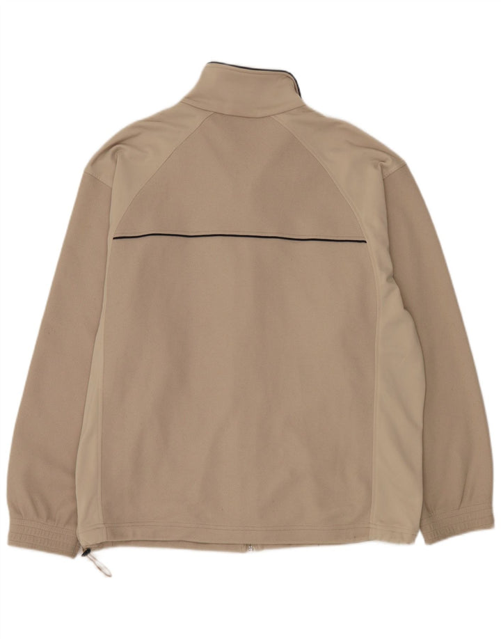 Lotto Mens Tracksuit Top Jacket UK 42/44 XL Beige Polyester