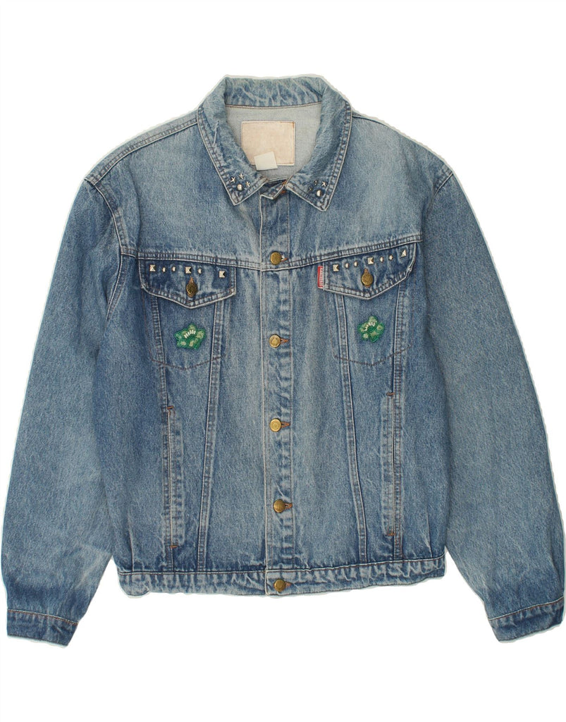 RANCHEROS Womens Denim Jacket IT 50 XL Blue Cotton Vintage Rancheros and Second-Hand Rancheros from Messina Hembry 