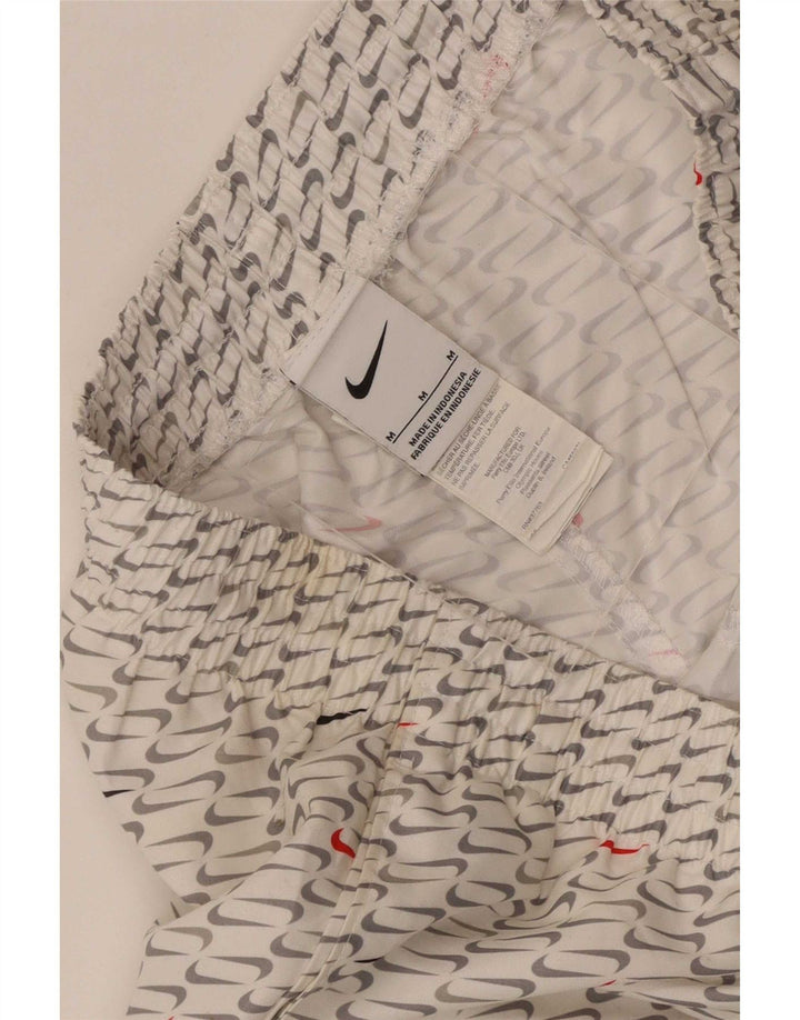 Nike Mens Graphic Sport Shorts Medium White Polyester