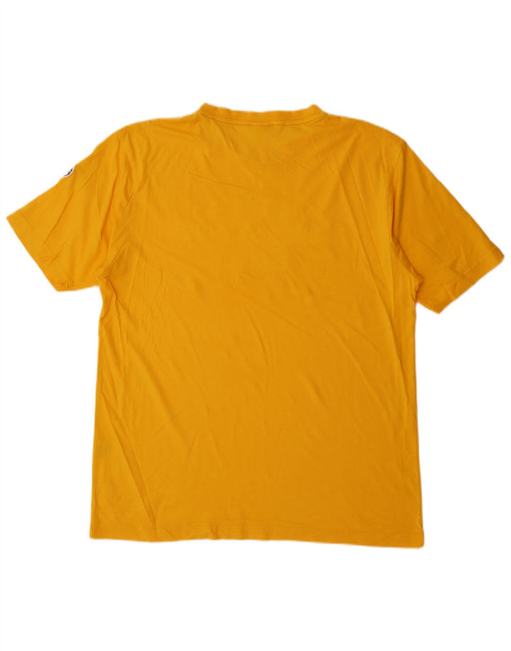 North Sails Mens Graphic T-Shirt Top XL Yellow Cotton