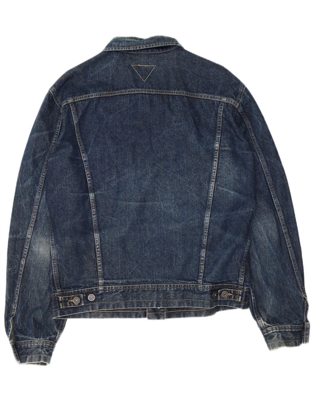 Meltin' Pot Mens Denim Jacket UK 44 2XL Blue Cotton