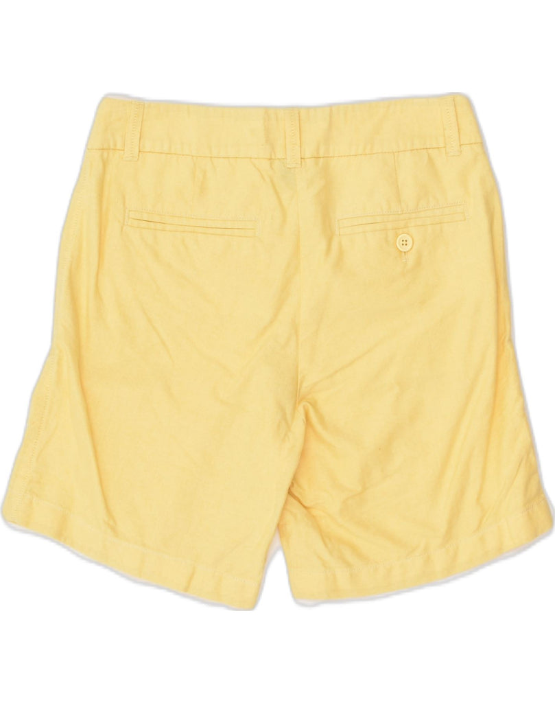 J. CREW Womens City Fit Chino Shorts US 00 2XS W28 Yellow Cotton | Vintage J. Crew | Thrift | Second-Hand J. Crew | Used Clothing | Messina Hembry 