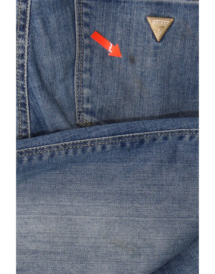GUESS Womens Curvy Skinny Jeans W29 L32 Blue Vintage Guess and Second-Hand Guess from Messina Hembry 