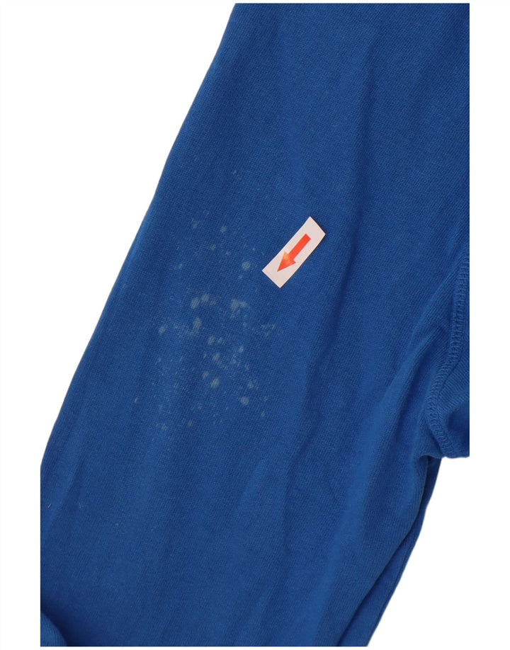 Crew Clothing Womens Sweatshirt Jumper UK 12 Medium Blue Cotton