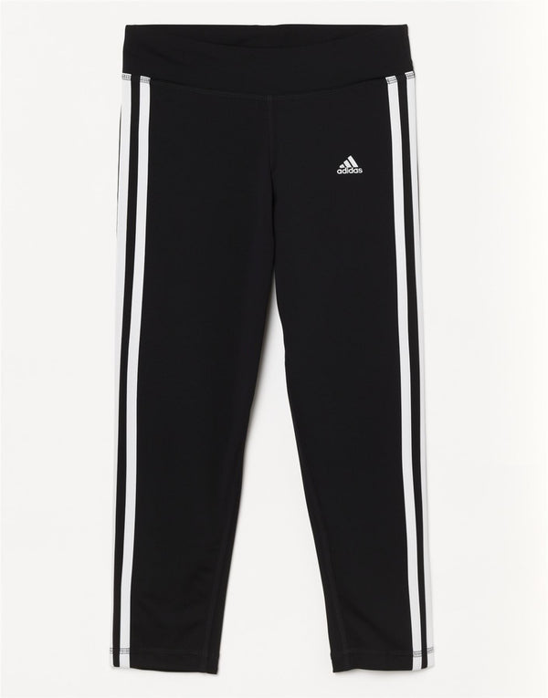 Adidas Womens Leggings UK 0/2 2XS Black Polyester