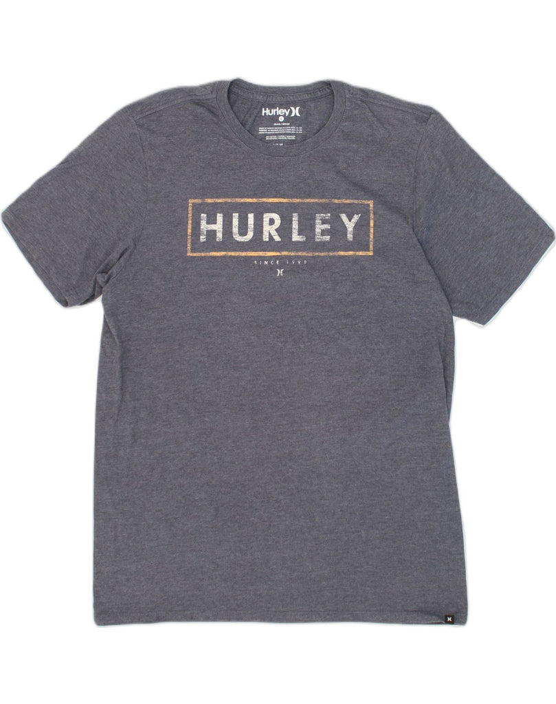 HURLEY Mens Graphic T-Shirt Top Large Grey Cotton | Vintage Hurley | Thrift | Second-Hand Hurley | Used Clothing | Messina Hembry 