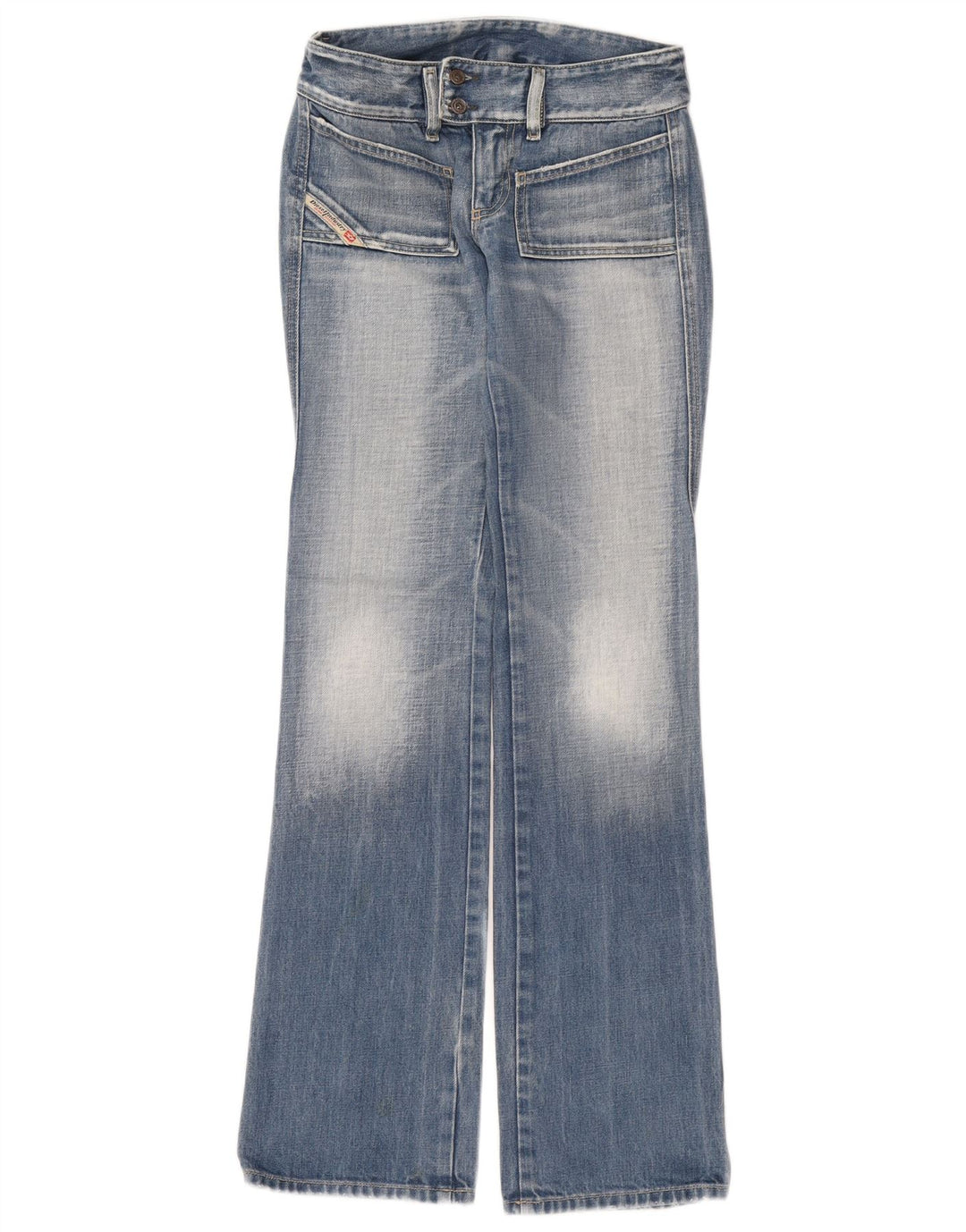Diesel Womens Bootcut Jeans W26 L33 Blue Cotton