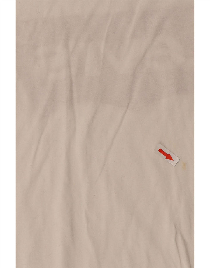 Levi's Womens Graphic T-Shirt Top UK 12 Medium White Cotton