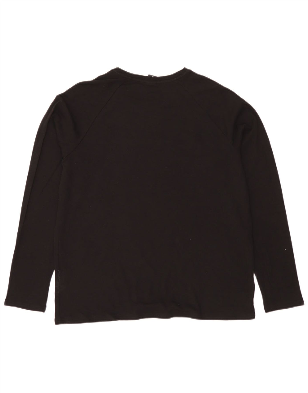Hugo Boss Mens Graphic Top Long Sleeve Large Black Cotton