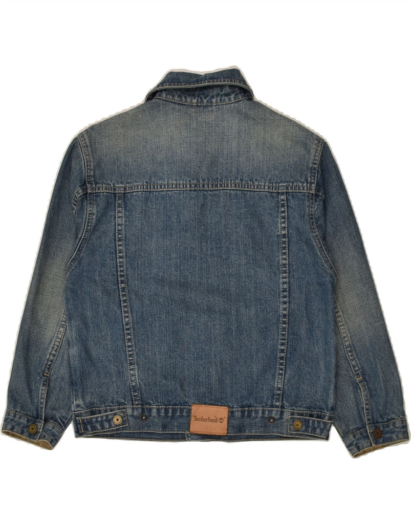 TIMBERLAND Boys Denim Jacket 7-8 Years Blue Cotton | Vintage Timberland | Thrift | Second-Hand Timberland | Used Clothing | Messina Hembry 
