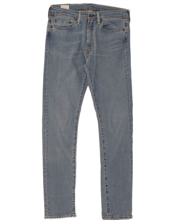 Levi's Mens 519 Skinny Jeans W33 L32 Blue Cotton