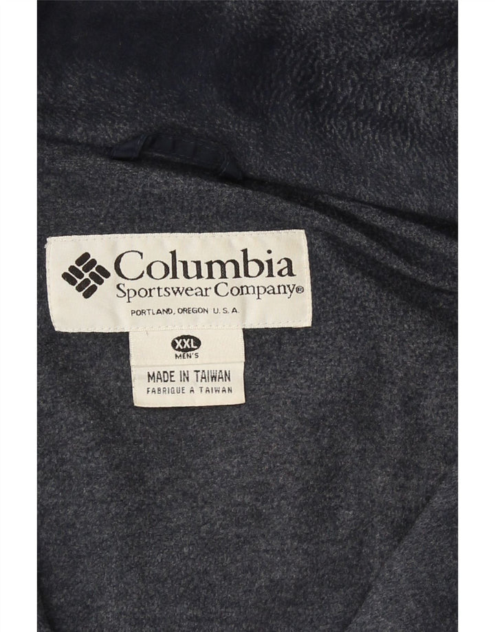 Columbia Mens Windbreaker Jacket UK 44 2XL Navy Blue