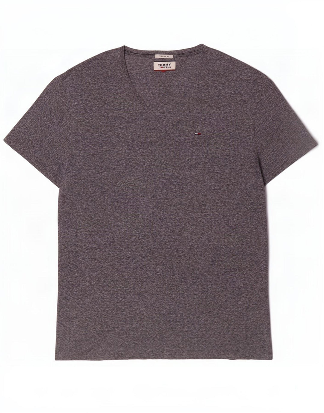 Tommy Hilfiger Mens Regular Fit T-Shirt Top XL Grey Flecked Polyester