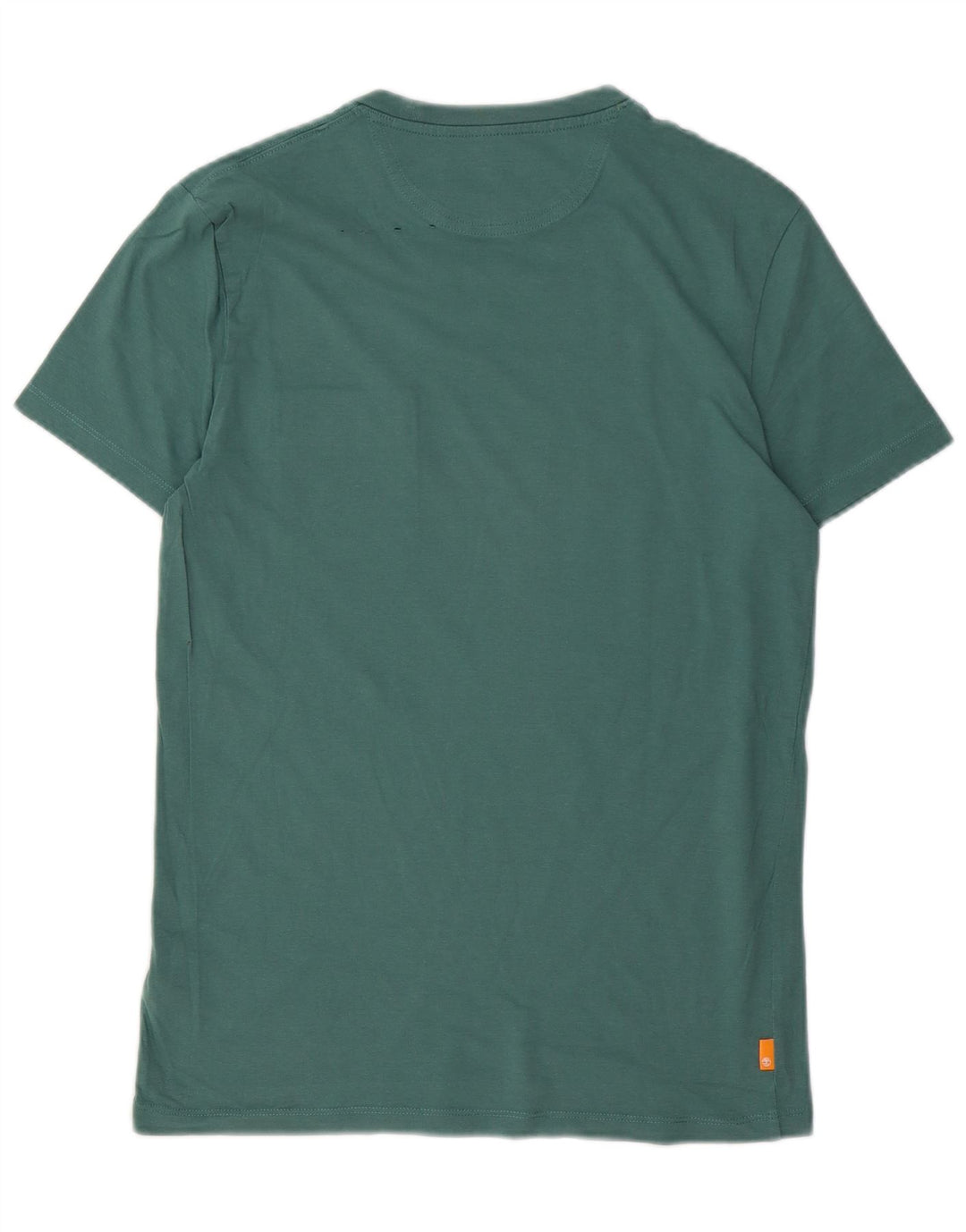 Timberland Mens Slim Fit T-Shirt Top Medium Green Cotton