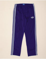 ADIDAS Mens Tracksuit Trousers Small Blue Polyester