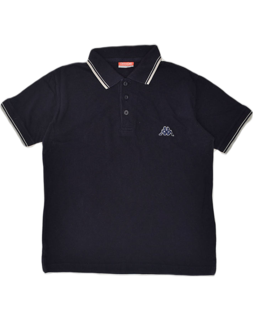 KAPPA Mens Polo Shirt Small Navy Blue Cotton | Vintage Kappa | Thrift | Second-Hand Kappa | Used Clothing | Messina Hembry 