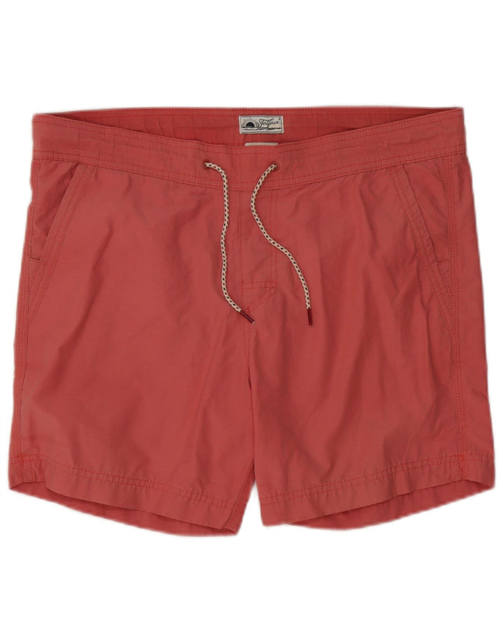 Fat Face Mens Swimming Shorts Small  Red Polyester