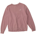 Nike Womens Sweatshirt Jumper UK 14 Medium Pink Cotton
