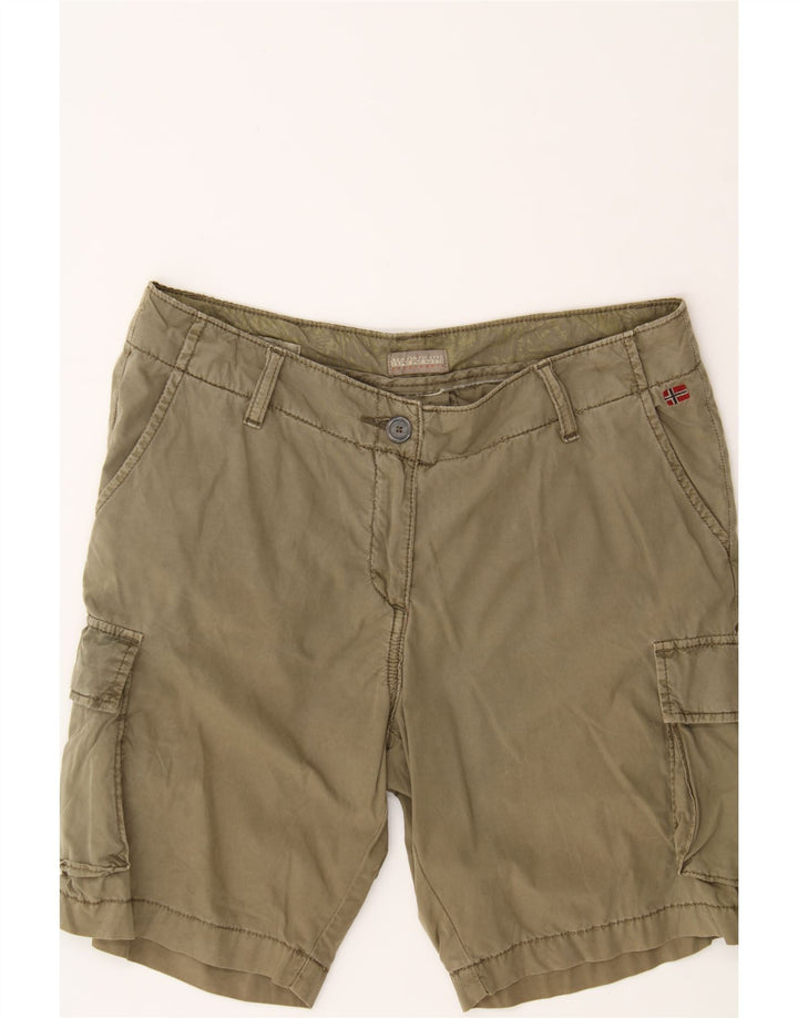 NAPAPIJRI Womens Cargo Shorts IT 40 Small W27 Brown Vintage Napapijri and Second-Hand Napapijri from Messina Hembry 
