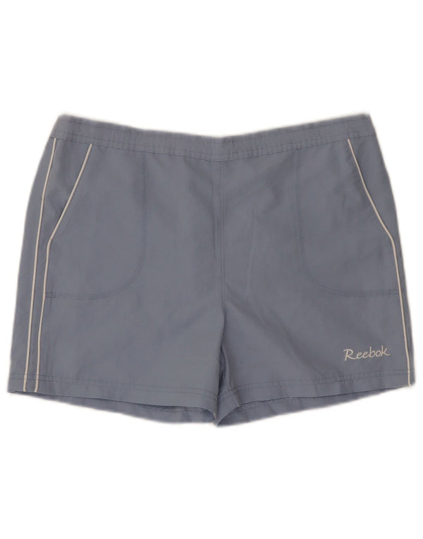 Reebok Girls Regular Sport Shorts 14-15 Years XL Blue Polyester Sports