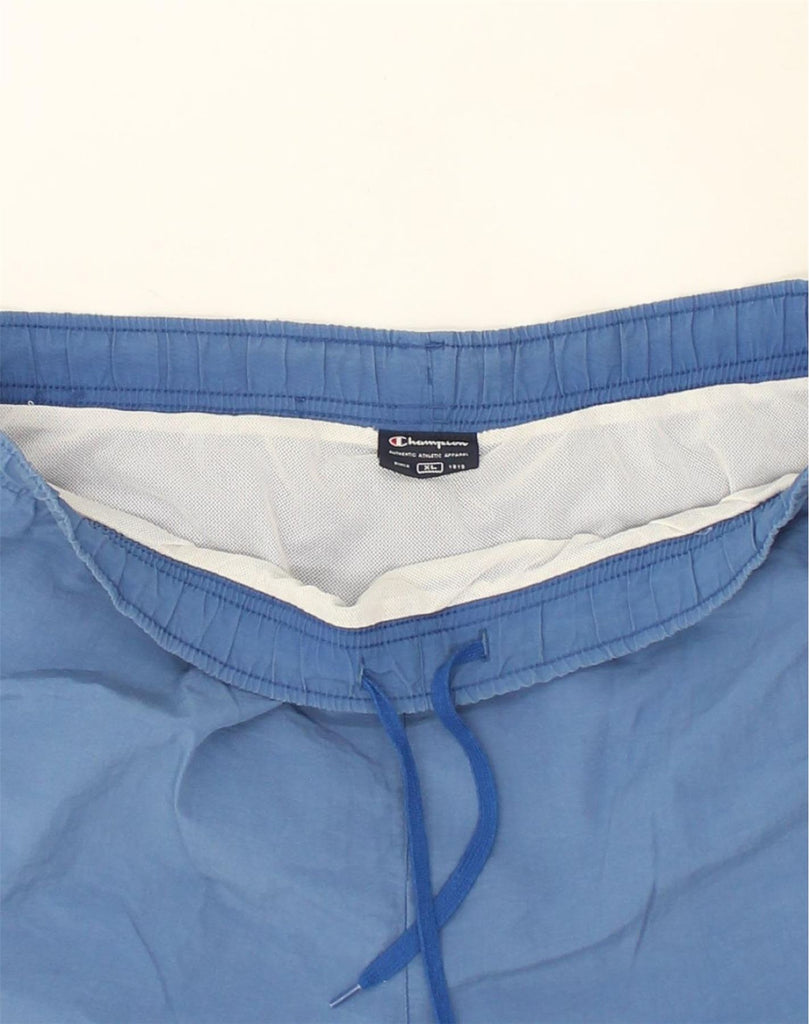 CHAMPION Mens Sport Shorts XL Blue | Vintage Champion | Thrift | Second-Hand Champion | Used Clothing | Messina Hembry 