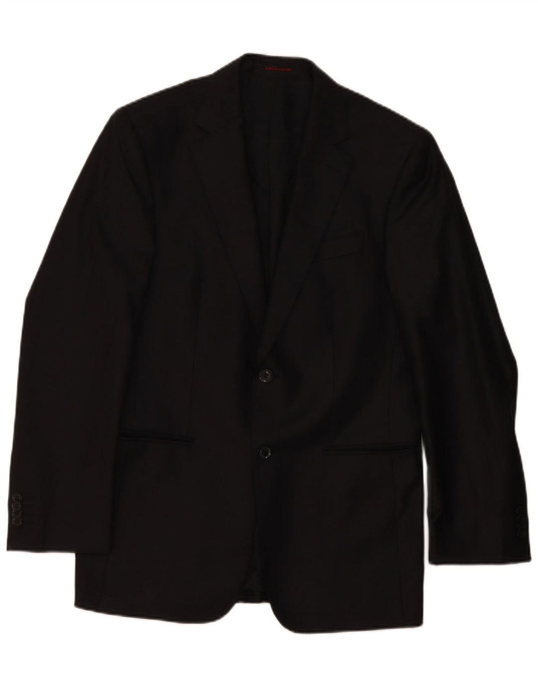 Pierre Cardin Mens 2 Button Blazer Jacket UK 38 Medium Black Classic