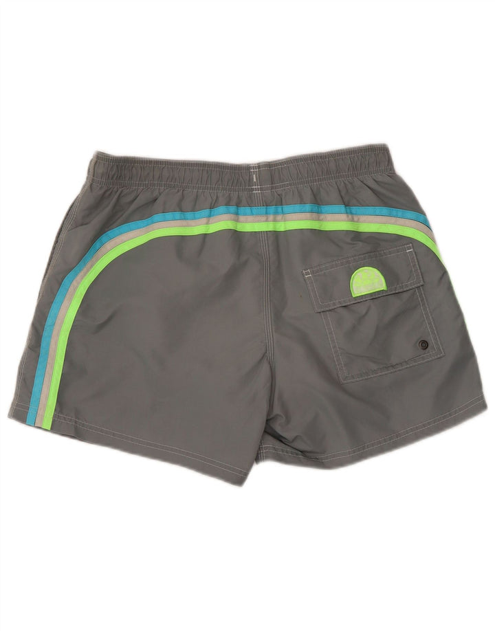 Sundek Mens Swimming Shorts Medium  Grey Polyester