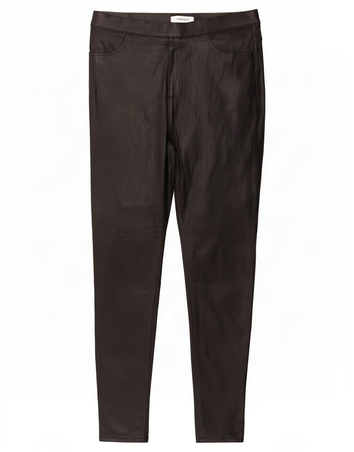 Marks & Spencer Womens Leggings UK 14 Large Black Viscose