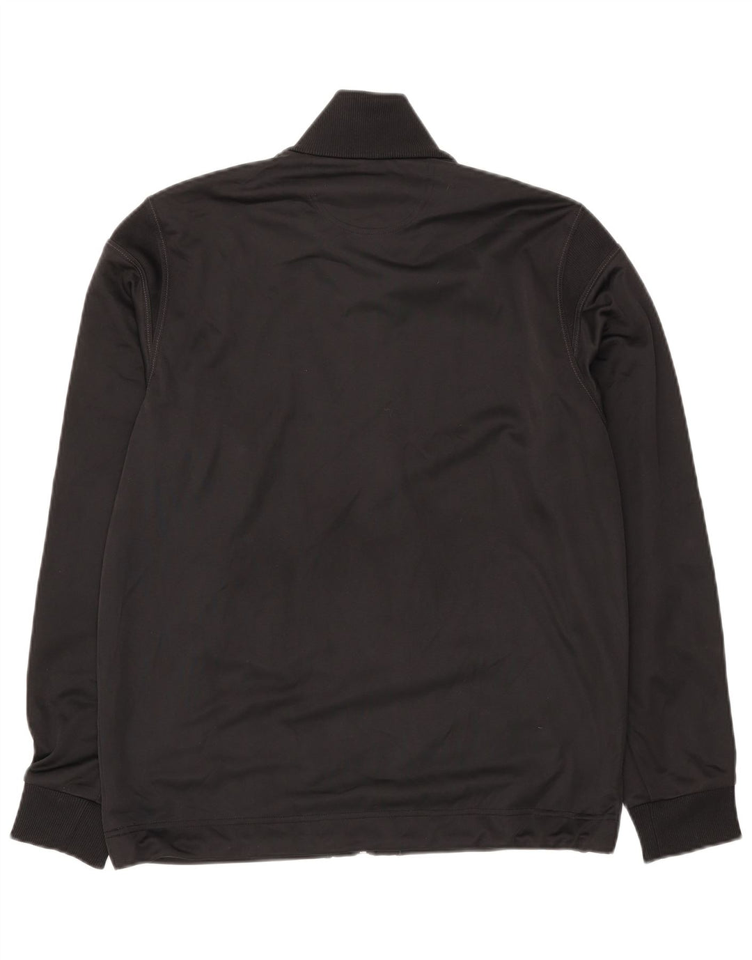 LOTTO Mens Tracksuit Top Jacket Medium Black Colourblock Polyester