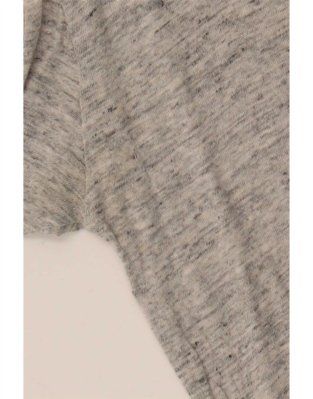 Massimo Dutti Womens Top Long Sleeve UK 12 Medium Grey Flecked