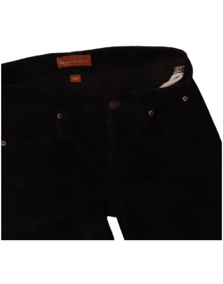 Lee Womens Straight Jeans US 5/6 Medium W30 L30 Black