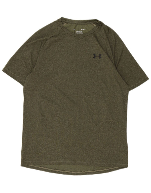 Under Armour Mens T-Shirt Top Medium Green