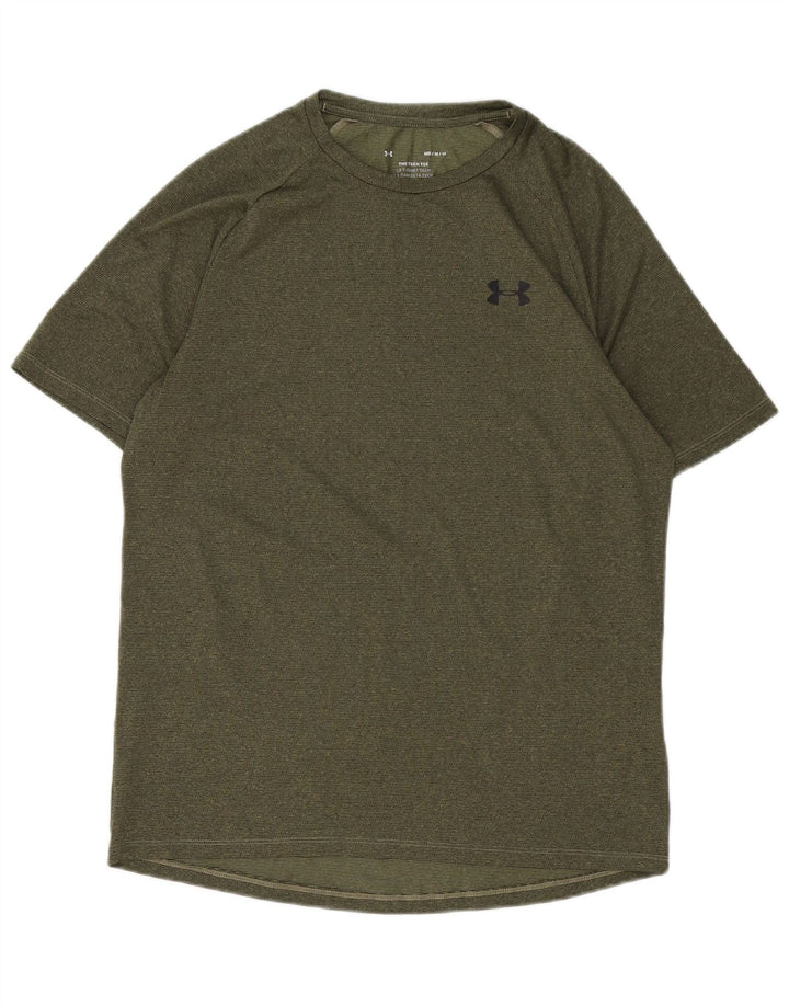 Under Armour Mens T-Shirt Top Medium Green