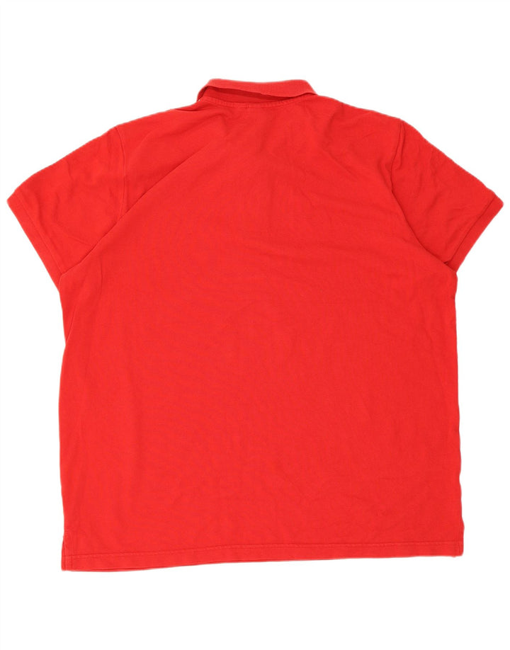 Adidas Mens Polo Shirt XL Red