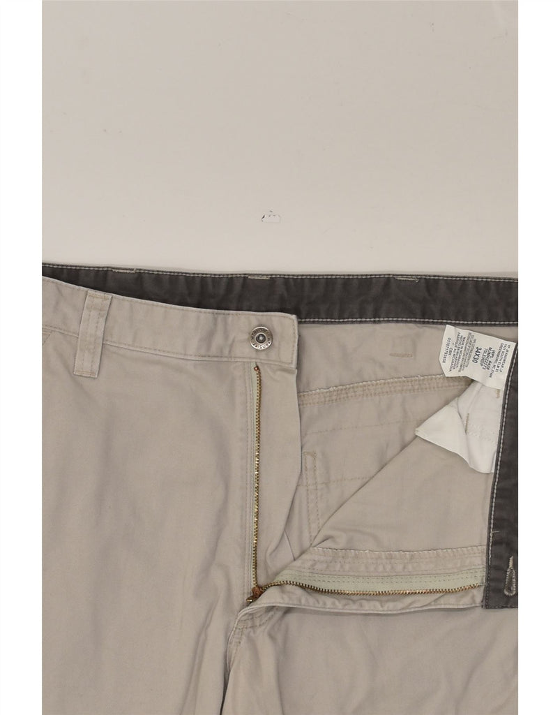 WRANGLER Mens Straight Cargo Trousers W34 L30 Grey Cotton | Vintage Wrangler | Thrift | Second-Hand Wrangler | Used Clothing | Messina Hembry 