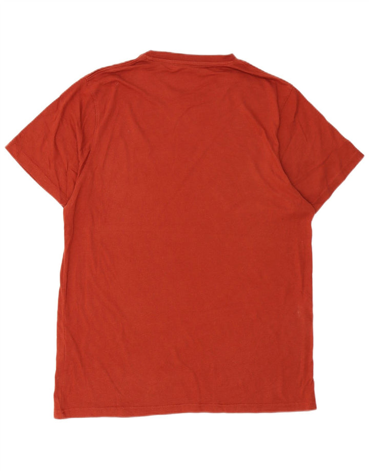 MOUNTAIN WAREHOUSE Mens Graphic T-Shirt Top Medium Red Cotton