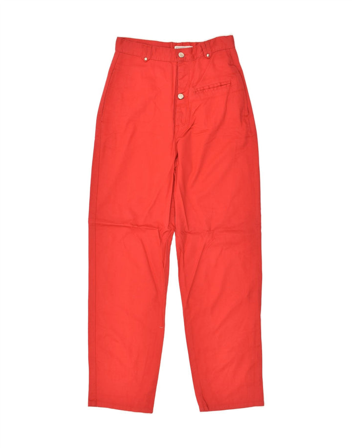 VINTAGE Womens Tapered Trousers IT 44 Medium W28 L29 Red | Vintage Vintage | Thrift | Second-Hand Vintage | Used Clothing | Messina Hembry 