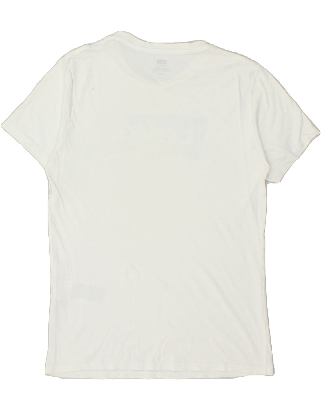 LEVI'S Womens Graphic T-Shirt Top UK 10 Small White Cotton | Vintage Levi's | Thrift | Second-Hand Levi's | Used Clothing | Messina Hembry 