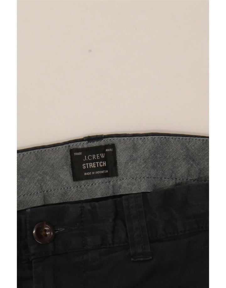 J. Crew Mens Chino Shorts W32 Medium Navy Blue Cotton