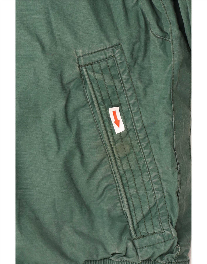 Napapijri Mens Geographic Bomber Jacket UK 36 Small Green