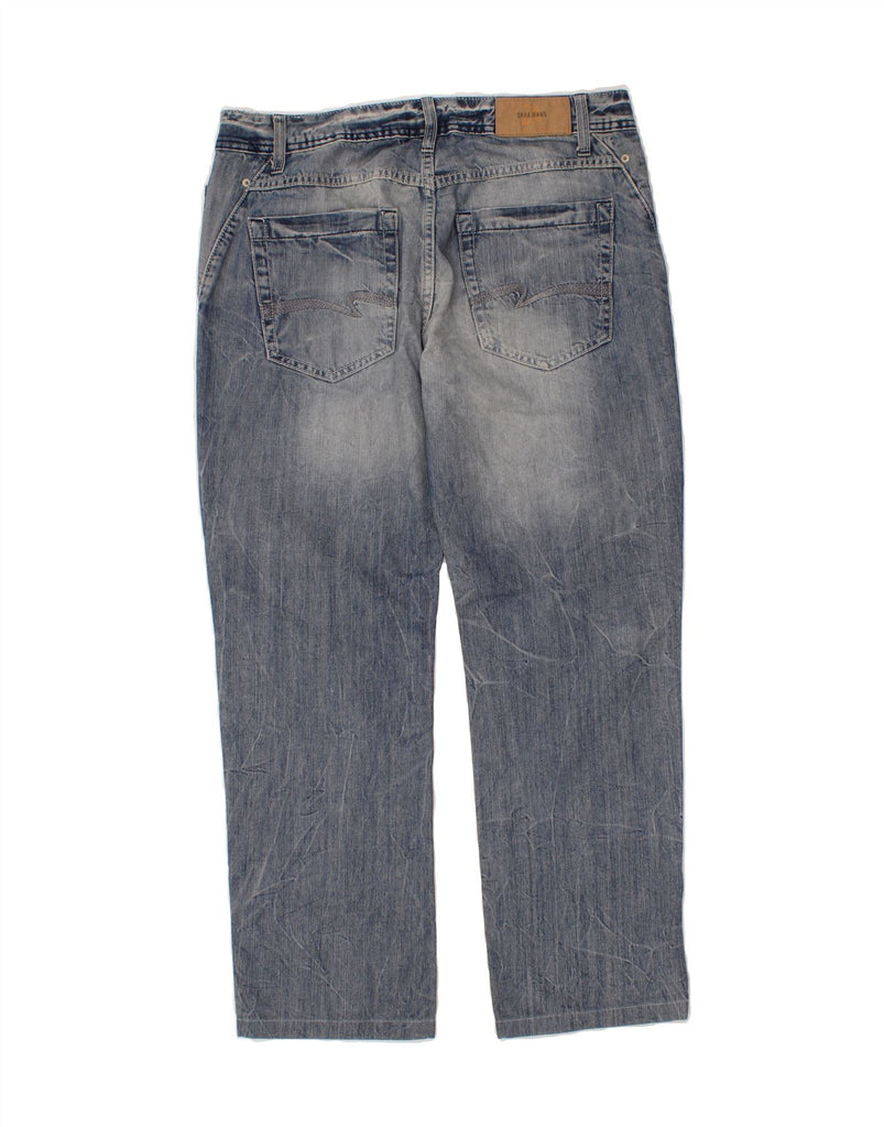 ZARA Mens Straight Jeans W34 L29  Blue Cotton Vintage Zara and Second-Hand Zara from Messina Hembry 