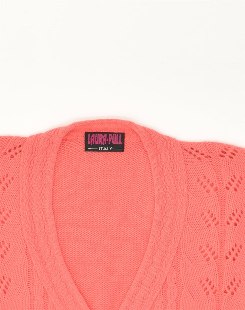 VINTAGE Womens Cardigan Sweater UK 18 XL Pink | Vintage Vintage | Thrift | Second-Hand Vintage | Used Clothing | Messina Hembry 