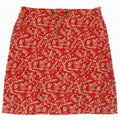 Murphy & Nye Womens Mini Skirt W27 Small Red Floral Cotton