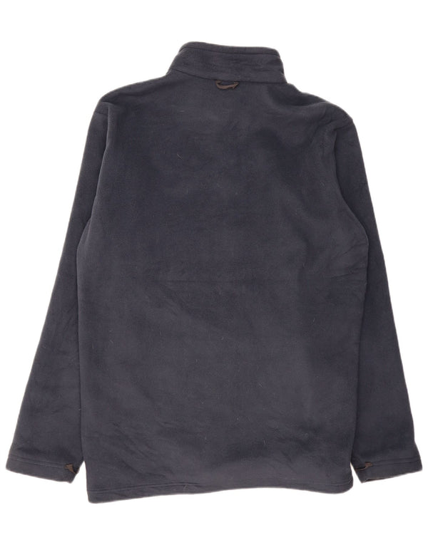 Jack Wolfskin Mens Fleece Jacket UK 44 2XL Black Polyester