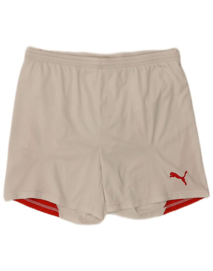 Puma Mens Sport Shorts Large White Colourblock