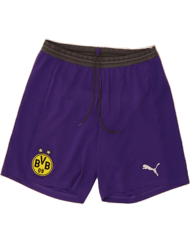 PUMA Mens BVB Dortmund Sport Shorts Medium Purple Vintage Puma and Second-Hand Puma from Messina Hembry 